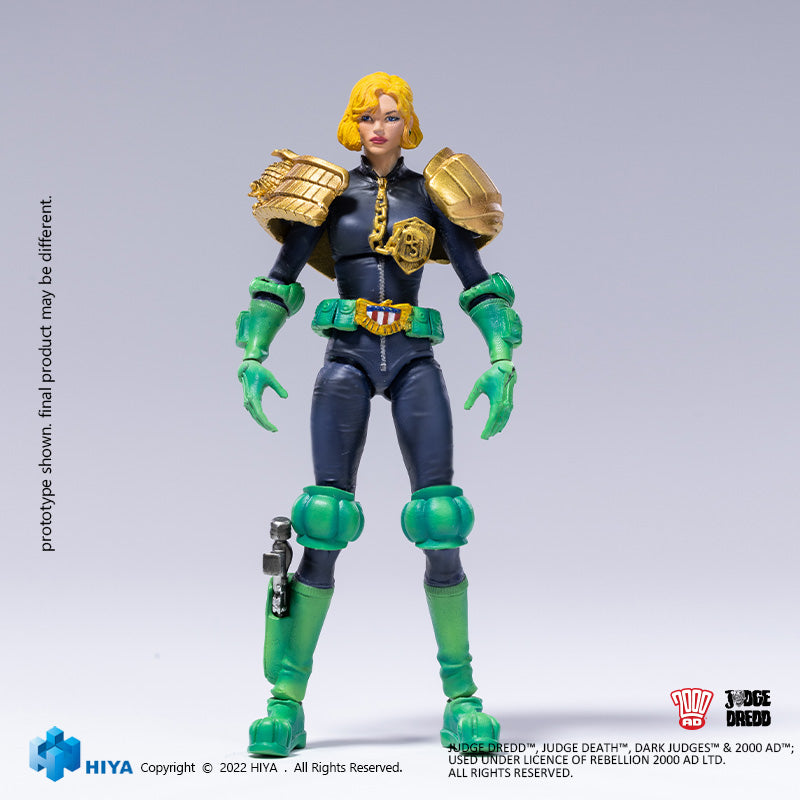 HIYA Exquisite Mini Series 1/18 Scale 4 Inch JUDGE DREDD Judge Anderson Action Figure