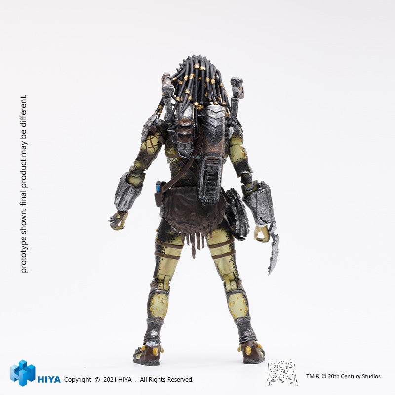 HIYA Exquisite Mini Series 1/18 Scale 5 Inch AVP2 Unmasked Wolf Predator  Action Figure
