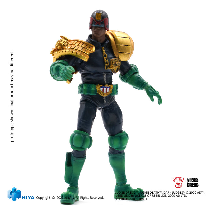 HIYA Exquisite Mini Series 1/18 Scale 4 Inch JUDGE DREDD Judge Giant Action Figure