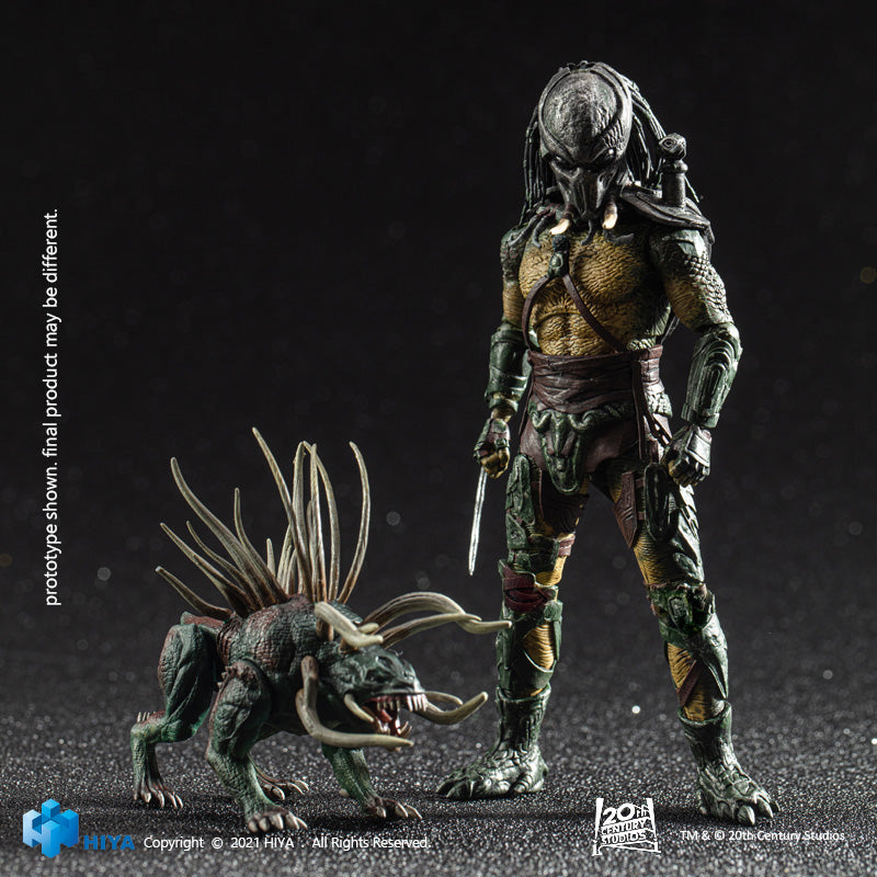 HIYA Exquisite Mini Series 1/18 Scale 5 Inch PREDATORS Tracker Predator Action Figure