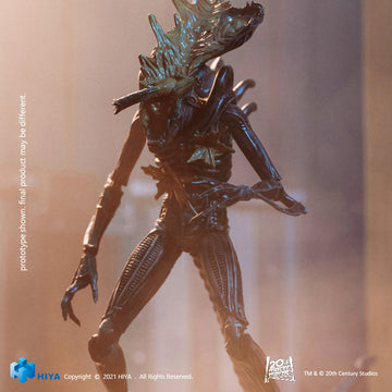 HIYA Exquisite Mini Series 1/18 Scale 5 Inch ALIENS Headshot Alien Warrior Action Figure