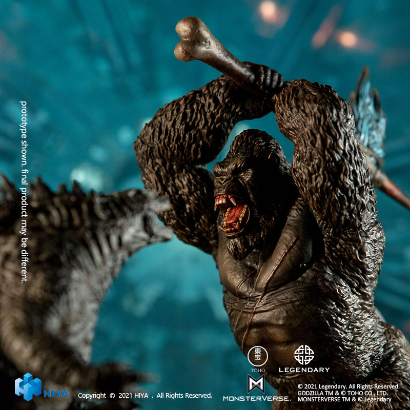 HIYA Stylist Series None Scale 10 Inch GODZILLA VS KONG Kong PVC statue