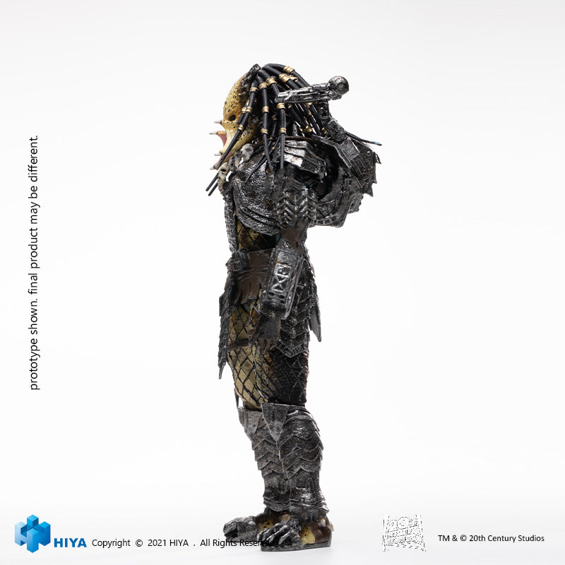 HIYA Exquisite Mini Series 1/18 Scale 5 Inch AVP Unmasked Scar Predator Action Figure