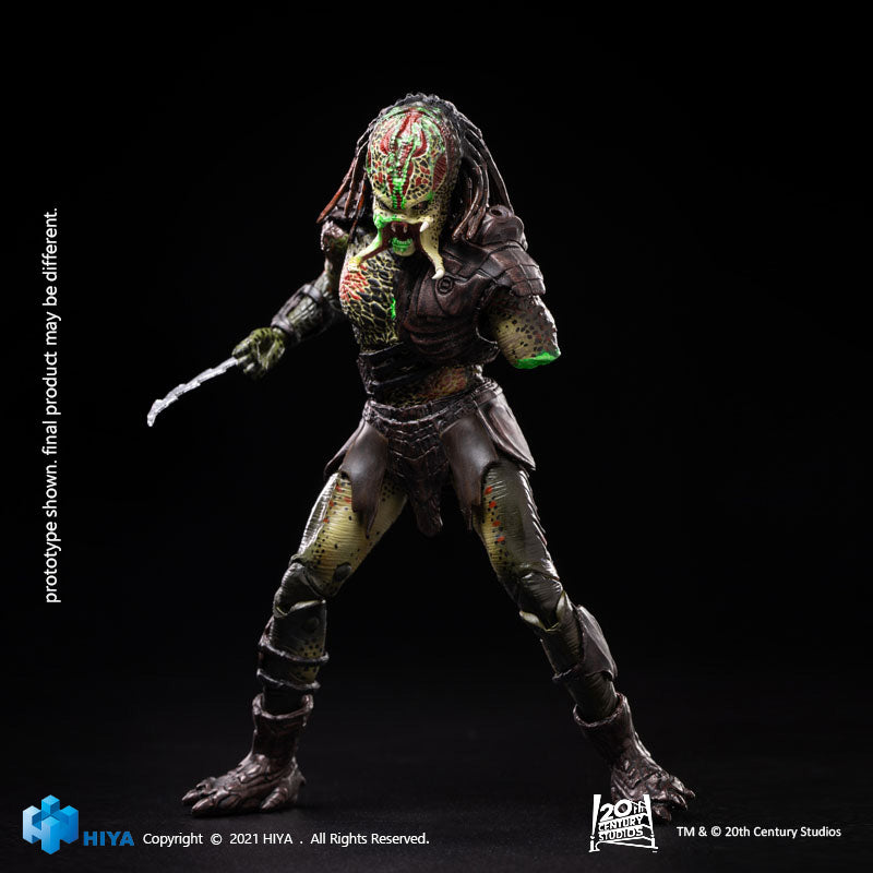HIYA Exquisite Mini Series 1/18 Scale 5 Inch PREDATORS battle damage Berserker Predator Action Figure
