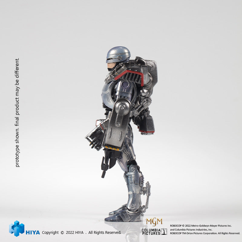 HIYA Exquisite Mini Series 1/18 Scale 4 Inch  ROBOCOP 3 Robocop with Jetpack Action Figure
