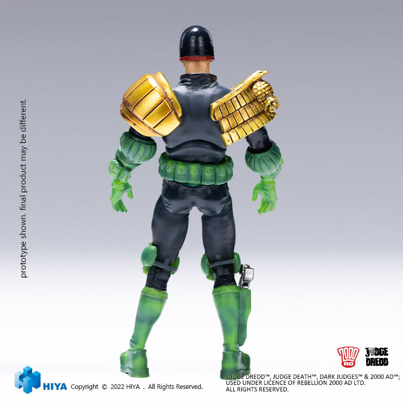 HIYA Exquisite Mini Series 1/18 Scale 4 Inch JUDGE DREDD Judge Dredd  Action Figure