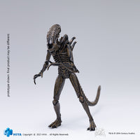 HIYA Exquisite Mini Series 1/18 Scale 5 Inch ALIENS Alien Warrior Brown Action Figure