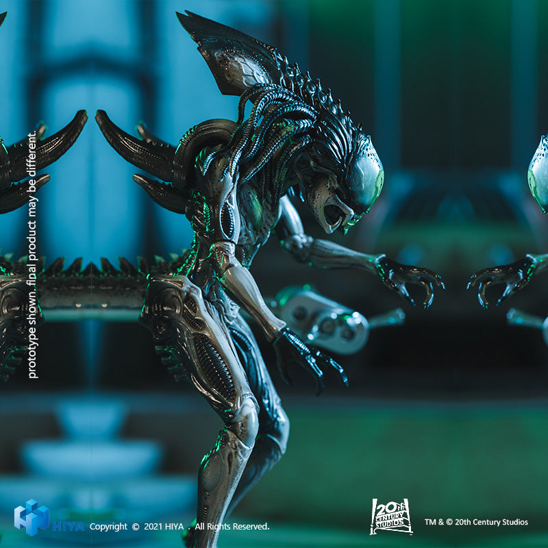 HIYA Exquisite Mini Series 1/18 Scale 6 Inch AVPR Battle Damage Predalien Action Figure