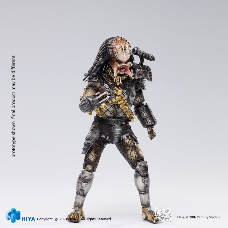 HIYA Exquisite Mini Series 1/18 Scale 5 Inch PREDATOR Open Mouth Jungle Predator Action Figure