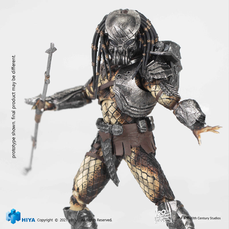 HIYA Exquisite Mini Series 1/18 Scale 5 Inch AVP Battle Damage Celtic Predator Action Figure