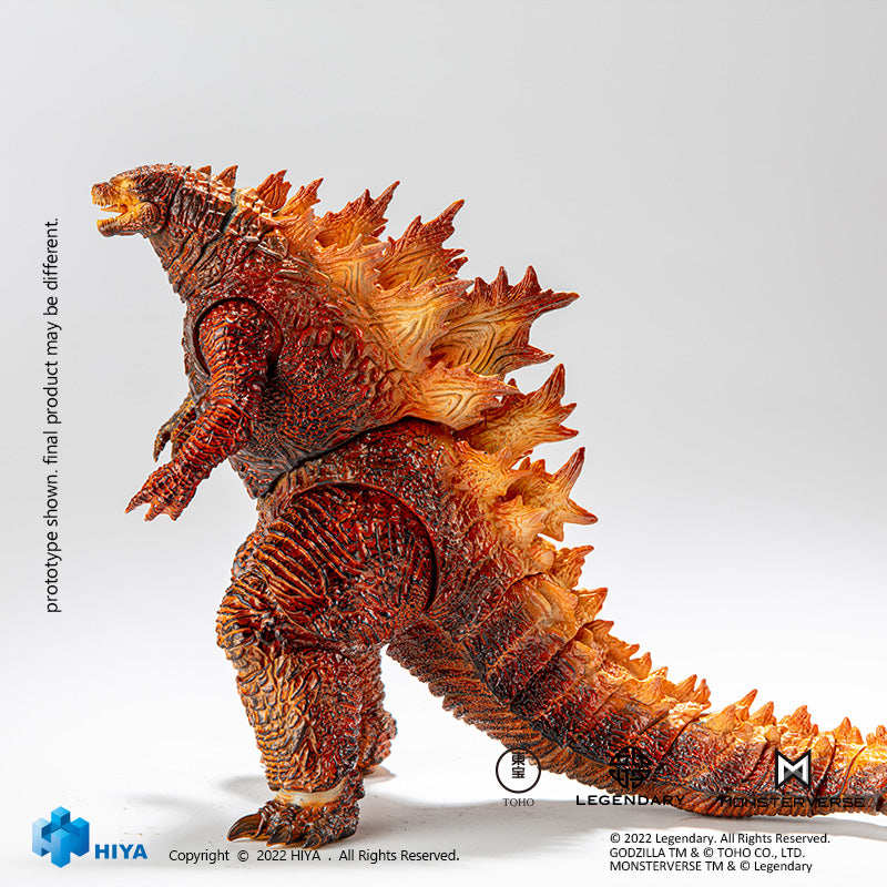 HIYA Exquisite Basic Series None Scale Inch Godzilla King of the Monsters Burning Godzilla Action Figure