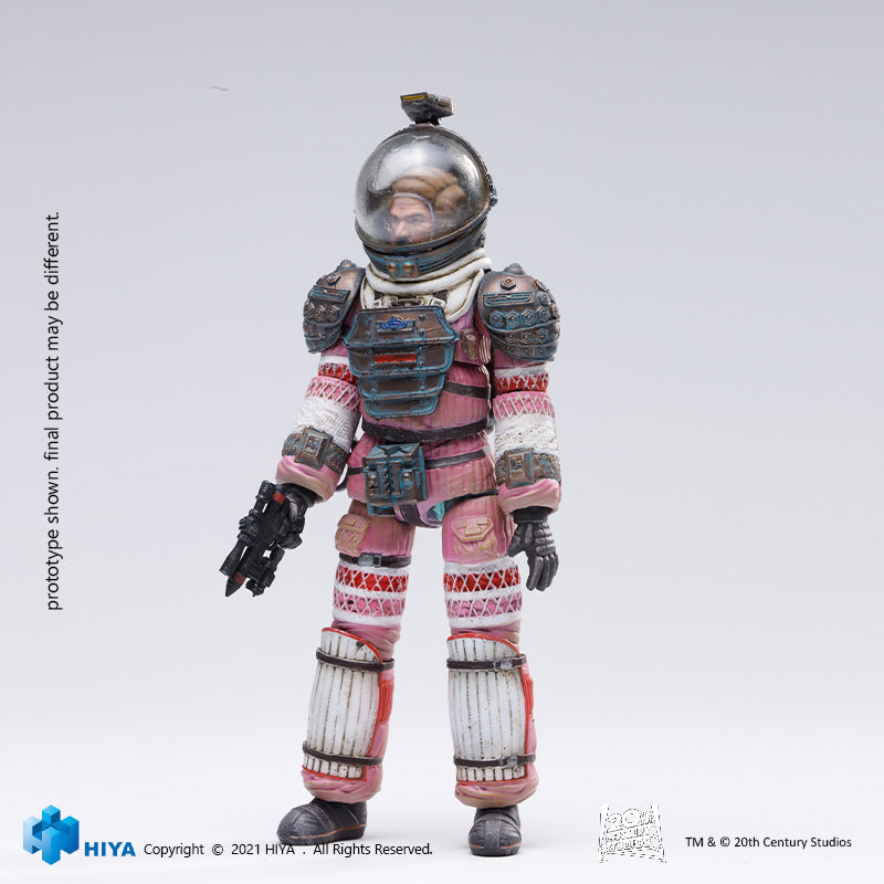 HIYA Exquisite Mini Series 1/18 Scale 5 Inch ALIEN Dallas In Spacesuit Action Figure
