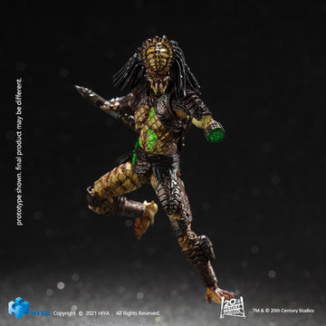 HIYA Exquisite Mini Series 1/18 Scale 5 Inch PREDATOR 2 Battle Damage City Hunter Action Figure