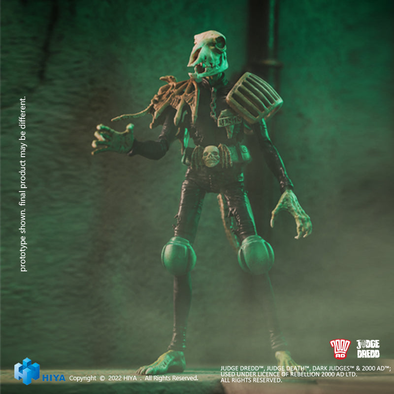 HIYA Exquisite Mini Series 1/18 Scale 4 Inch JUDGE DREDD Judge Mortis Action Figure