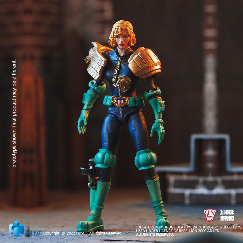 HIYA Exquisite Mini Series 1/18 Scale 4 Inch JUDGE DREDD Judge Anderson Action Figure