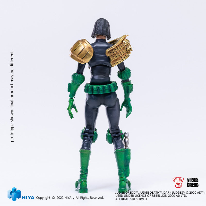 HIYA Exquisite Mini Series 1/18 Scale 4 Inch JUDGE DREDD Judge Hershey Action Figure