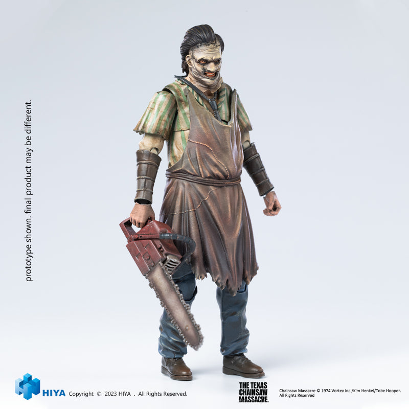 HIYA Exquisite Mini Series 1/18 Scale 4 Inch Texas Chainsaw Massacre Leatherface Thomas Hewitt Action Figure