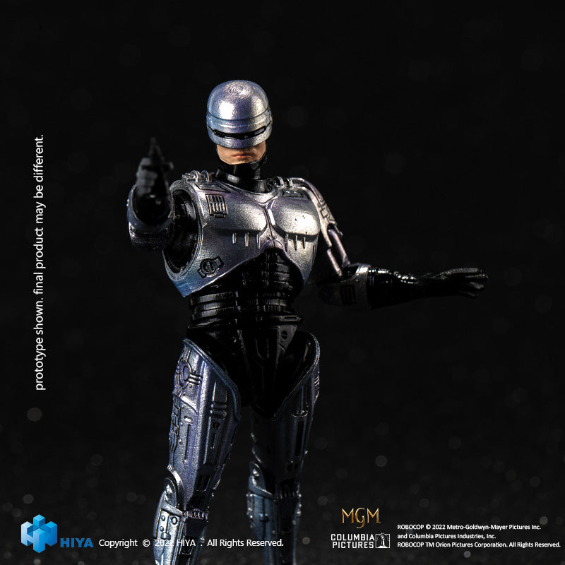 HIYA Exquisite Mini Series 1/18 Scale 4 Inch ROBOCOP 1 Robocop Action Figure