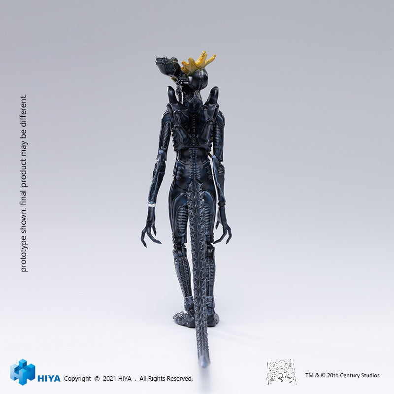 HIYA Exquisite Mini Series 1/18 Scale 5 Inch ALIENS Headshot Alien Warrior Action Figure
