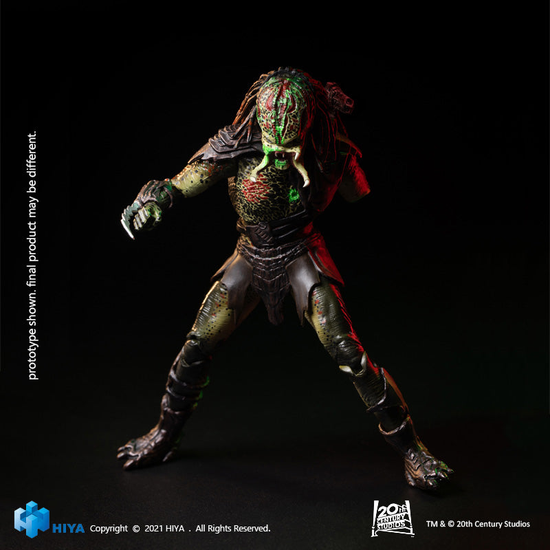 HIYA Exquisite Mini Series 1/18 Scale 5 Inch PREDATORS battle damage Berserker Predator Action Figure