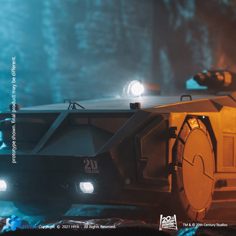 HIYA Exquisite Mini Series 1/18 Scale 5 Inch ALIENS Armored Personnel Carrier Green Version scale vehicle Action Figure