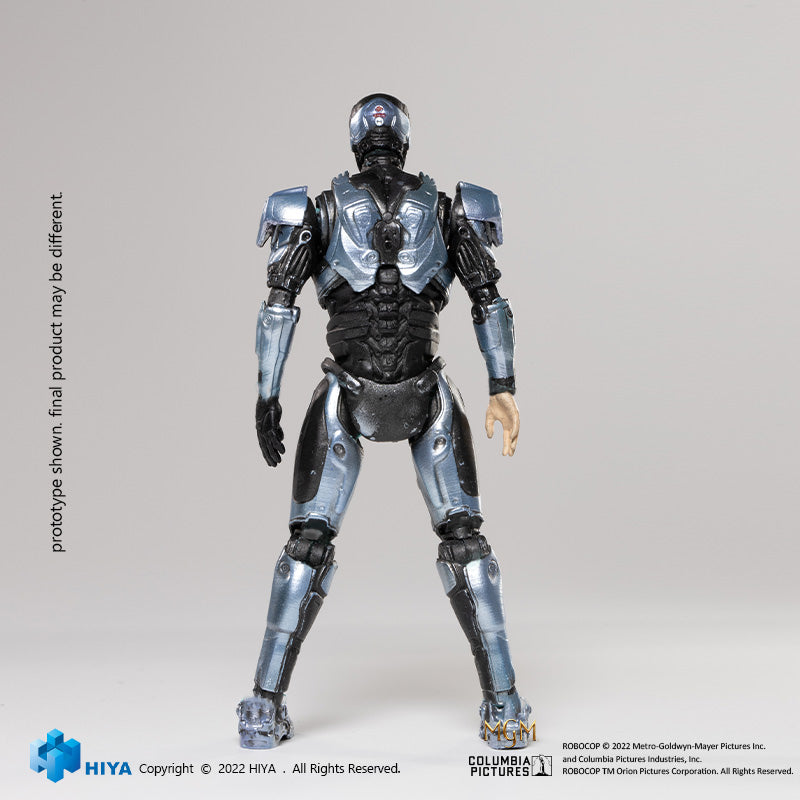 HIYA Exquisite Mini Series 1/18 Scale 4 Inch ROBOCOP 2014 ROBOCOP SILVER Action Figure