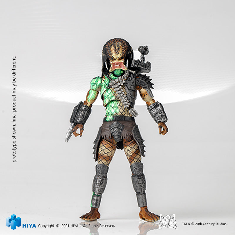 HIYA Exquisite Mini Series 1/18 Scale 5 Inch PREDATOR Battle Damage Jungle Predator Action Figure