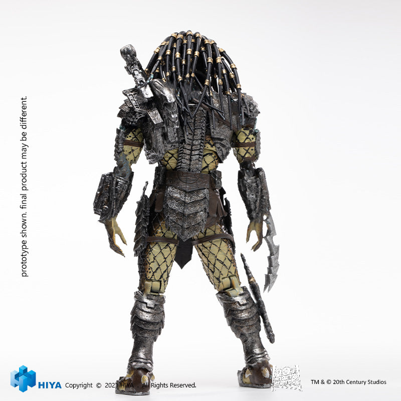 HIYA Exquisite Mini Series 1/18 Scale 5 Inch AVP Unmasked Scar Predator Action Figure