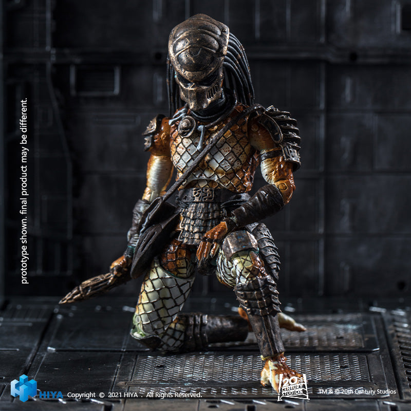 HIYA Exquisite Mini Series 1/18 Scale 5 Inch PREDATOR 2 Stalker Predator Action Figure