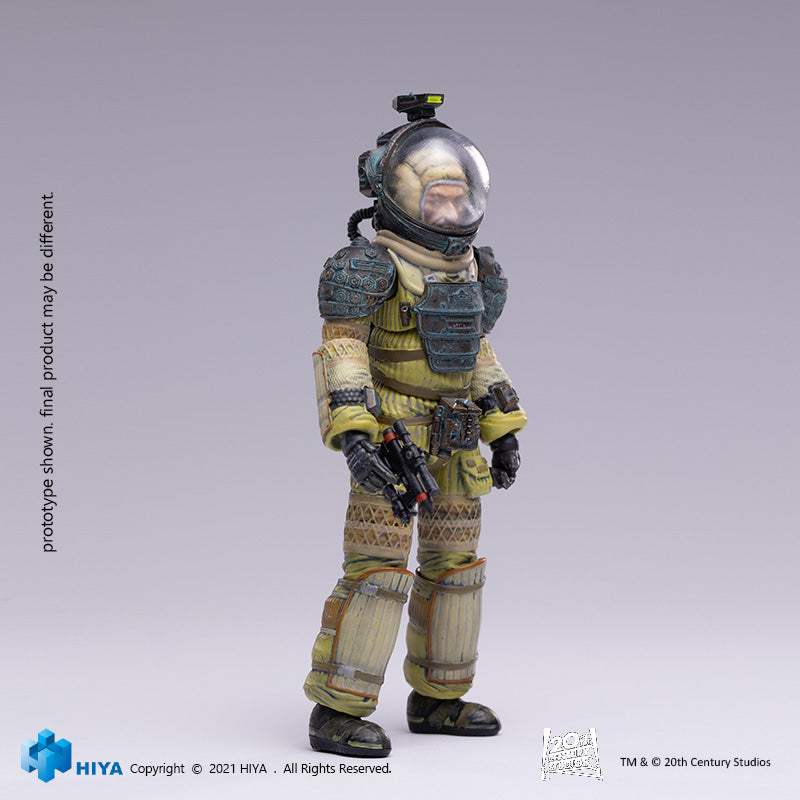 HIYA Exquisite Mini Series 1/18 Scale 4 Inch ALIEN Kane In Spacesuit  Action Figure