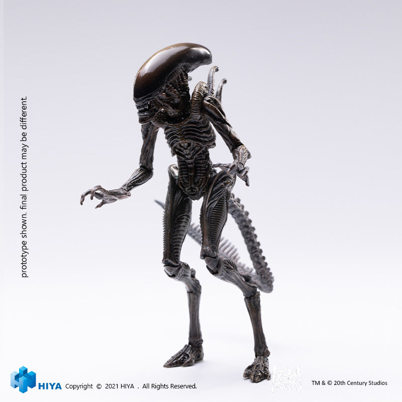HIYA Exquisite Mini Series 1/18 Scale 5 Inch ALIEN RESSURECTION Lead Alien Warrior Action Figure