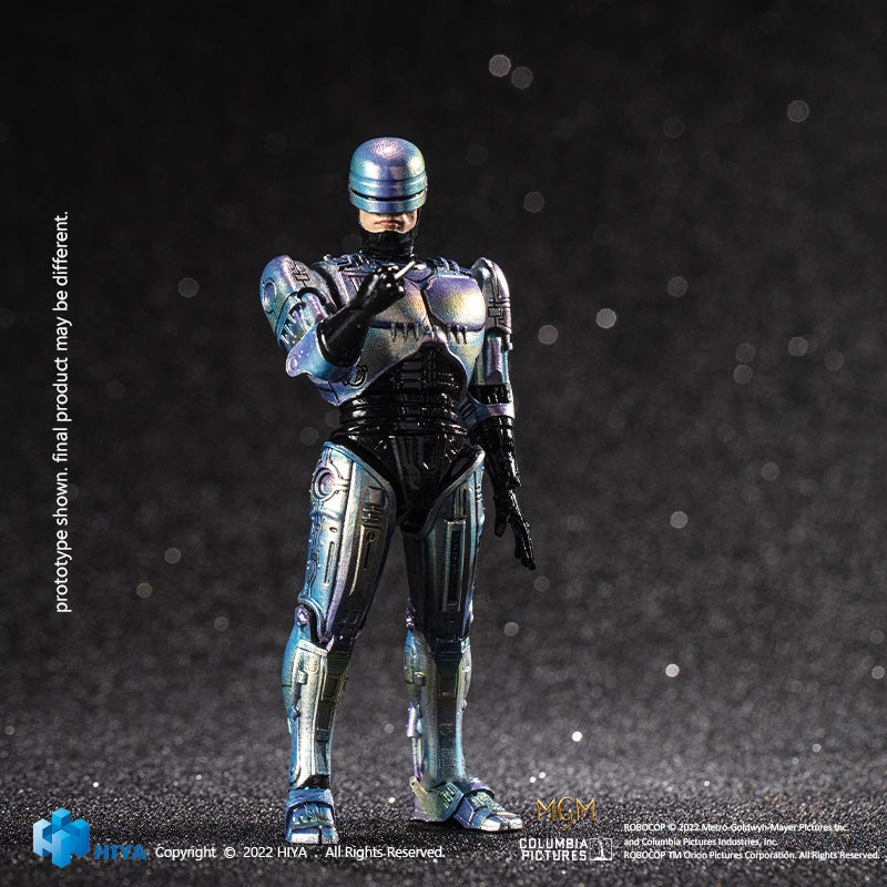 HIYA Exquisite Mini Series 1/18 Scale 4 Inch ROBOCOP 2 Robert Cop Exclusive Action Figure