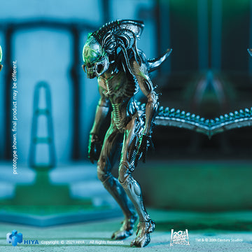 HIYA Exquisite Mini Series 1/18 Scale 6 Inch AVPR Battle Damage Predalien Action Figure