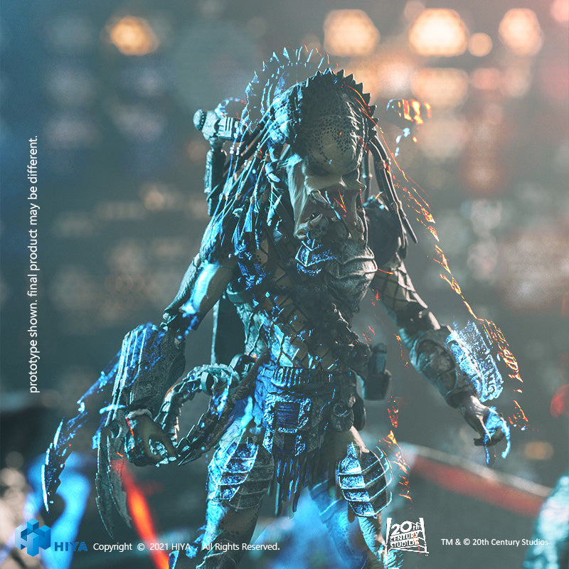 HIYA Exquisite Mini Series 1/18 Scale 5 Inch AVP2 Unmasked Wolf Predator  Action Figure
