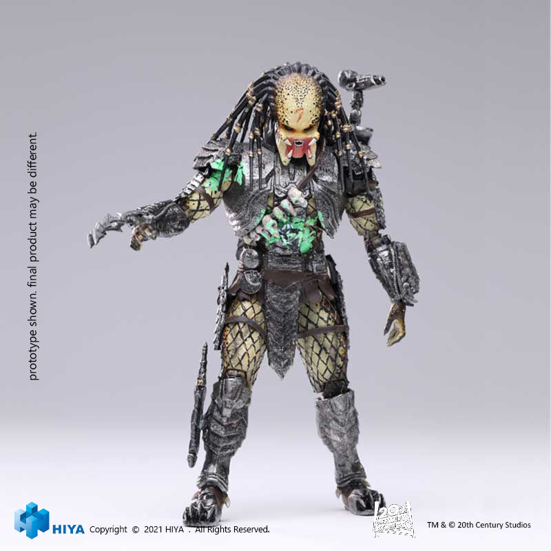 HIYA Exquisite Mini Series 1/18 Scale 5 Inch AVP Final Battle Scar Predator Action Figure