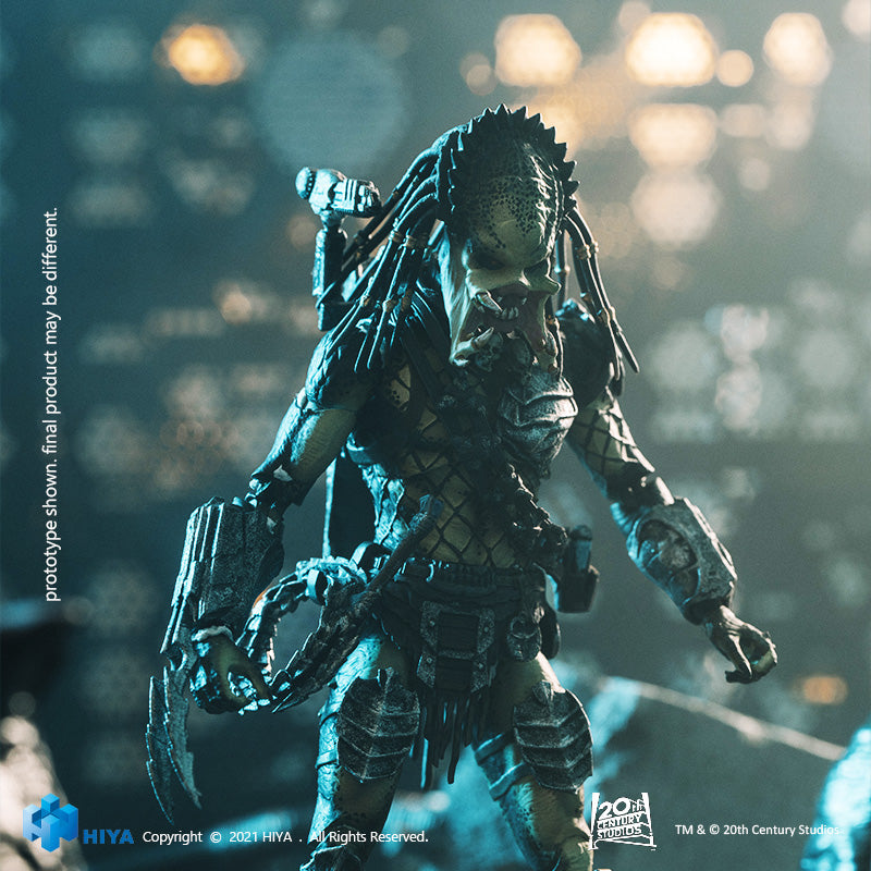 HIYA Exquisite Mini Series 1/18 Scale 5 Inch AVP2 Unmasked Wolf Predator  Action Figure