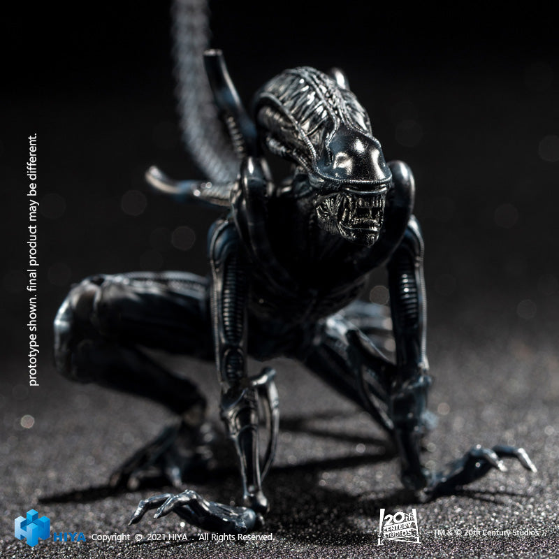 HIYA Exquisite Mini Series 1/18 Scale 5 Inch ALIENS Crouching Alien Warrior Action Figure