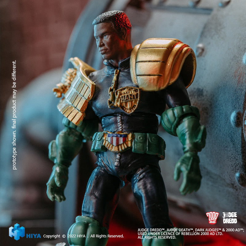 HIYA Exquisite Mini Series 1/18 Scale 4 Inch JUDGE DREDD Judge Giant Action Figure