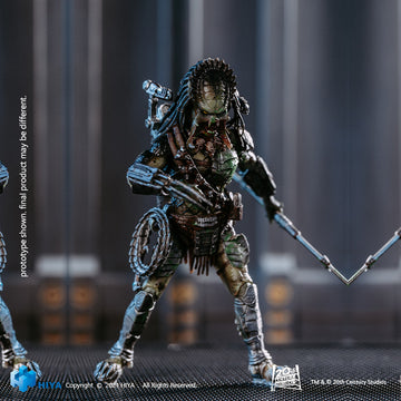 HIYA Exquisite Mini Series 1/18 Scale 5 Inch AVPR Battle Damage Wolf Predator Action Figure