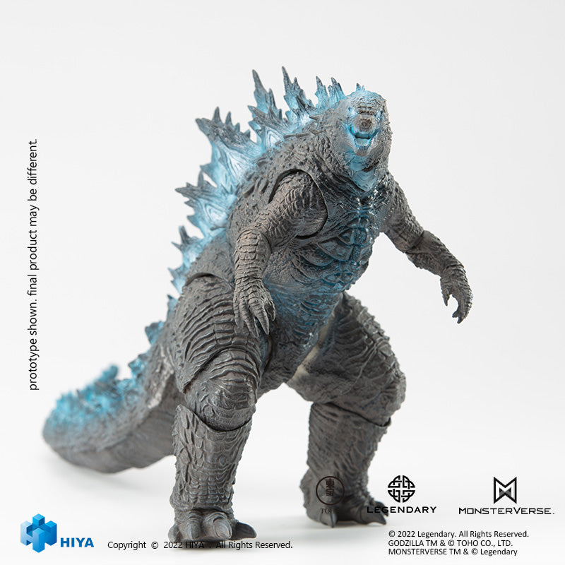 HIYA Exquisite Basic Series None Scale 7 Inch GODZILLA VS KONG Heat Ray Godzilla Action Figure