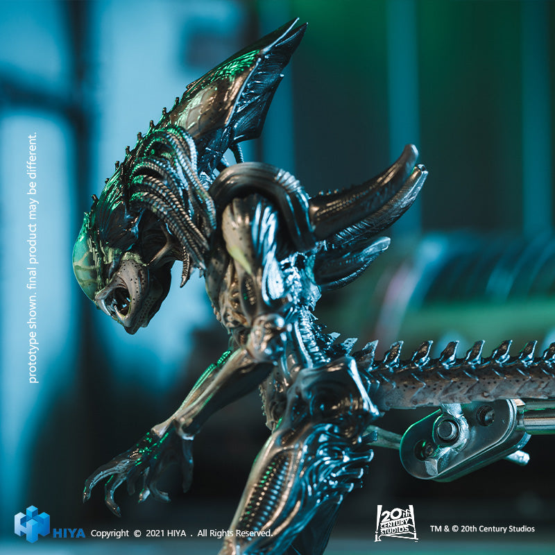 HIYA Exquisite Mini Series 1/18 Scale 6 Inch AVPR Battle Damage Predalien Action Figure