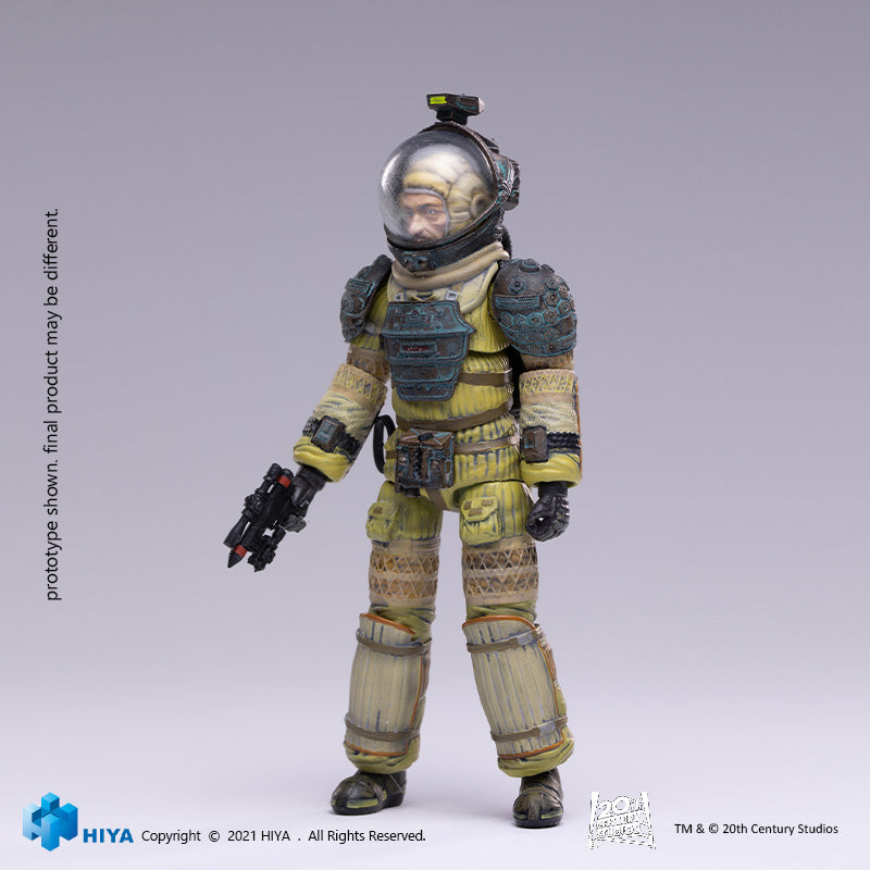 HIYA Exquisite Mini Series 1/18 Scale 4 Inch ALIEN Kane In Spacesuit  Action Figure
