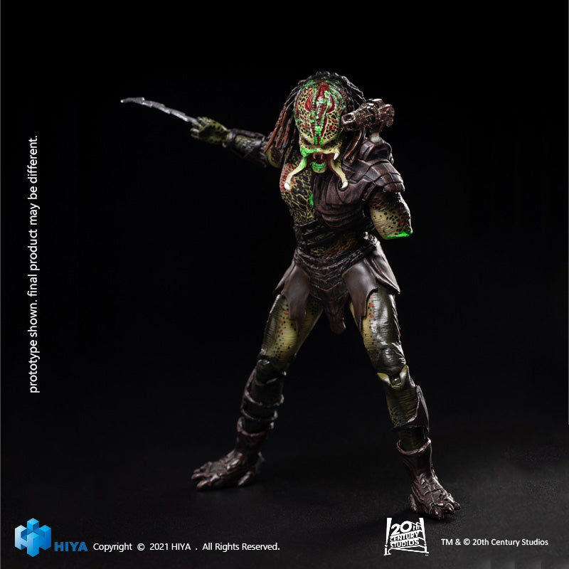 HIYA Exquisite Mini Series 1/18 Scale 5 Inch PREDATORS battle damage Berserker Predator Action Figure