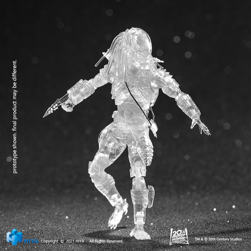 HIYA Exquisite Mini Series 1/18 Scale 5 Inch PREDATOR 2 Invisible City Hunter Action Figure