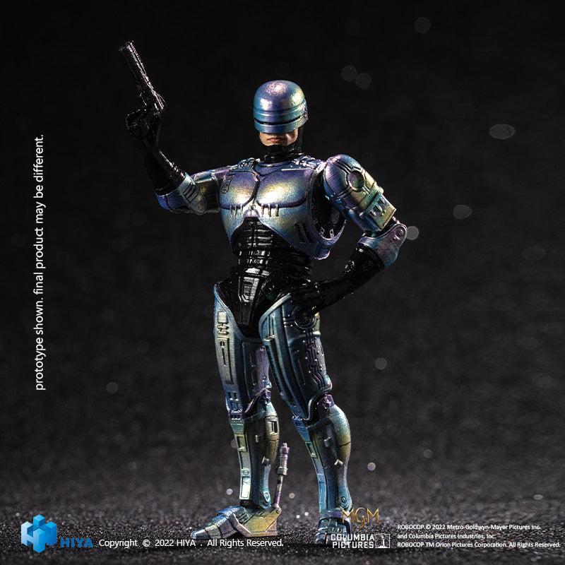 HIYA Exquisite Mini Series 1/18 Scale 4 Inch ROBOCOP 2 Robert Cop Exclusive Action Figure