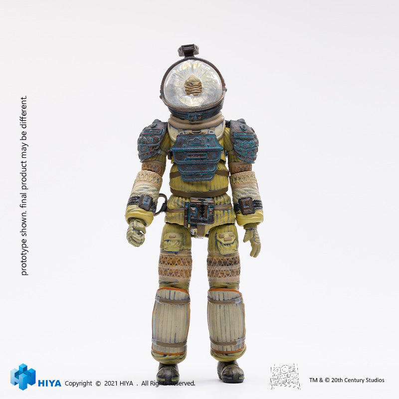HIYA Exquisite Mini Series 1/18 Scale 5 Inch ALIEN Kane Facehugger Attack Action Figure