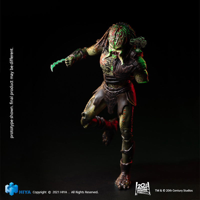 HIYA Exquisite Mini Series 1/18 Scale 5 Inch PREDATORS battle damage Berserker Predator Action Figure
