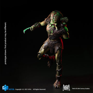 HIYA Exquisite Mini Series 1/18 Scale 5 Inch PREDATORS battle damage Berserker Predator Action Figure