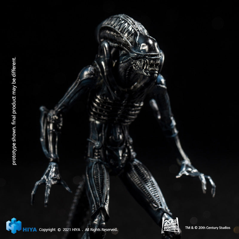 HIYA Exquisite Mini Series 1/18 Scale 5 Inch ALIENS Crouching Alien Warrior Action Figure