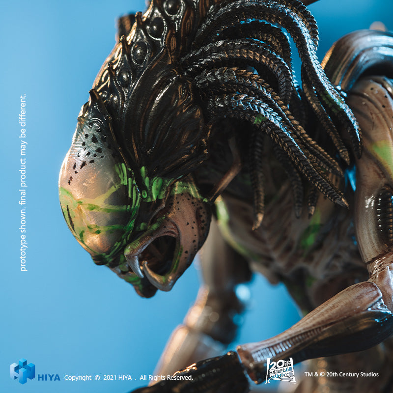 HIYA Exquisite Mini Series 1/18 Scale 6 Inch AVPR Battle Damage Predalien Action Figure